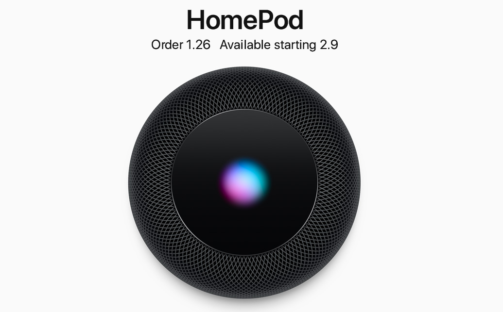 苹果宣布HomePod周五正式发售 售价约2234元 苹果宣布HomePod周五正式发售 售价约2234元